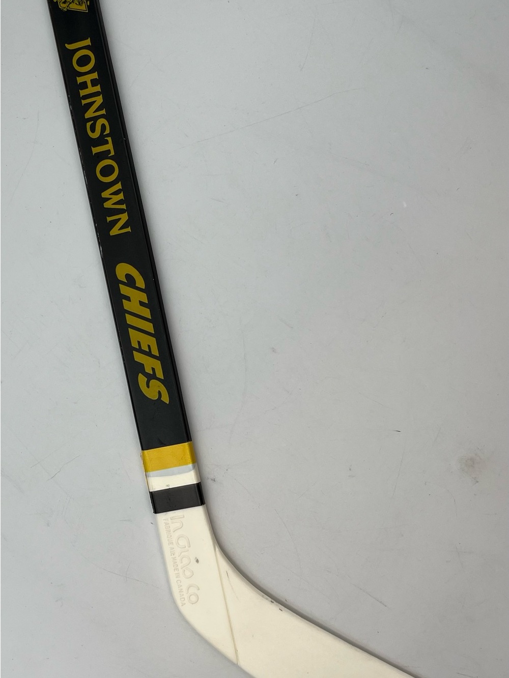 Vtg 90s Johnstown Chiefs ECHL Eastern Mini Hockey Stick Minor League PA SlapShot